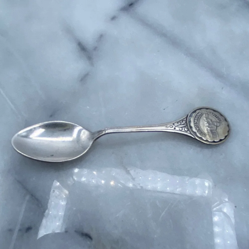 Bruce Sterling Souvenir Spoon Silver Washington DC Capitol Vintage 3.5